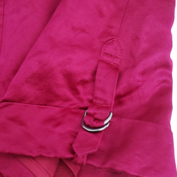 Club Monaco Womens Fuchsia Fully Lined Adjustable Straps Mini Skirt Size 2 - Picture 6 of 13